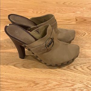 Guess by Marciano Logo Heeled Mules